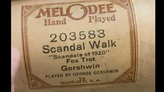 "Scandal Walk" (George Gershwin song) Yerkes Blue Bird Orchestra (1920) Harry A. Yerkes dance music