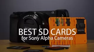 Best SD Cards for Sony a6400, a6500, a6300, a6000, a7rII, a7sII etc...