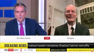 John Curtice on Sky News: Reaction as Keir Starmer reshuffles his Shadow Cabinet