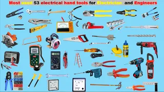 Electrical Hand Tools and Power Tools Name & Picture। Electric House BD