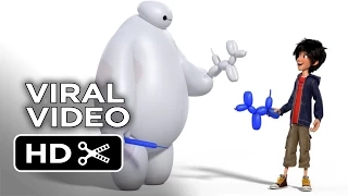 Big Hero 6 VIRAL VIDEO - Baymax vs. Balloon (2014) - Disney Animation Movie HD