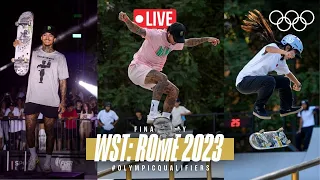 🔴 LIVE Street Skateboarding Finals! | WST: Rome 2023 | #RoadToParis2024