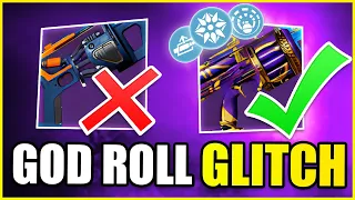 HURRY! Insane GOD ROLL Glitch for NEW Regnant Grenade Launcher! (Destiny 2)