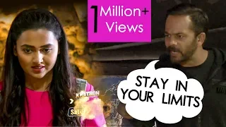 Dharmesh Yelande's water task|Rohit Shetty tells Tejasswi Prakash that she is not the director|KKK10