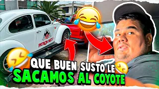 COYOTE RECIBE LA PEOR DE LAS NOTICIAS/ su carro es r0bado (PATRON NETO)