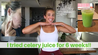 I drank celery juice every morning for 6 weeks & this is what happened