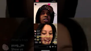 Top 5 on ig live with chromazz talking about boogz and her man