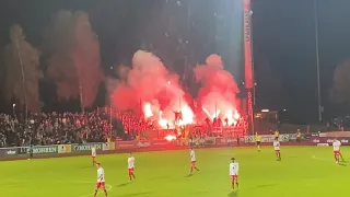 FC Dornbirn - SC Austria Lustenau Support & Pyro 01.10.2021