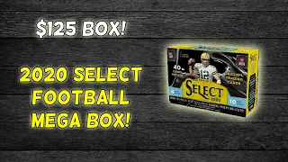 $125+ BOX! 2020 Select Football Mega Box Opening! So Many Die Cuts!