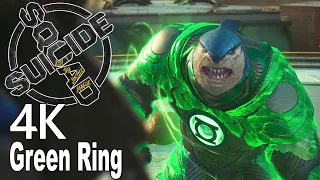 King Shark Uses Green Lantern's Ring Suicide Squad Kill the Justice League 4K