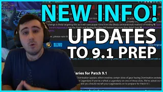 UPDATE! 9.1 Prep - No Need to Pre-Socket Legendaries!