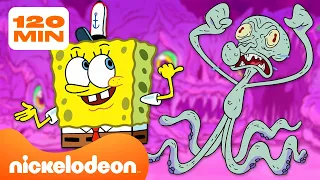 SpongeBob | Elk monster in Bikinibroek! | Compilatie van 2 uur | Nickelodeon Nederlands