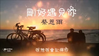 《剛好遇見你》 蔡恩雨 ♥ ♪♫*•