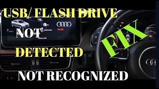 FIX FOR CAR RADIO  ISSUE- USB/ MEMORY STICK/FLASH DRIVE NOT RECOGNIZE/ DETECTED....