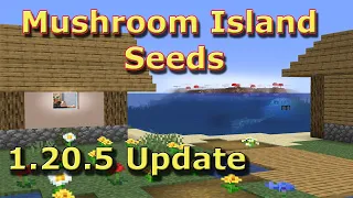 Minecraft - More Great New Mushroom Island Seeds for Java 1.19 to 1.20.5+