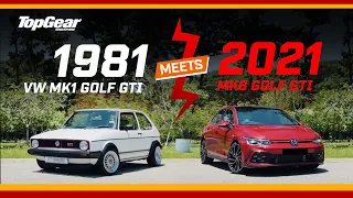 1981 VW Mk1 Golf GTI meets 2021 Mk8 Golf GTI | TopGear Singapore