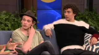 Robert Sheehan and Jamie Campbell Bower on Breakfast Television