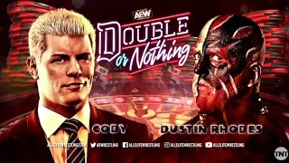 Cody Rhodes Vs Dustin Rhodes - Aew Double Or Nothing 2019 - Highlights