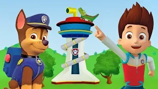 Paw Patrol Toy Game | Crocodile Hiding in Headquarters