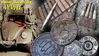 Metal Detecting WW2 Battlefield - You don't need a Detector here! Coins from the Eastern Front!