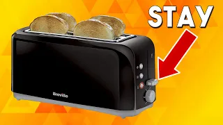 Toaster Lever Won't Stay Down - Easy Fix If It Has Power - Breville Vtt233 4-Slice Toaster