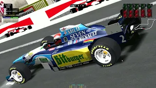 GP4 Benetton B195 MOD 1995 Imola Circuit