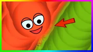 Wormate.io Best Lucky Tiny Worm Ever In Wormateio Epic Trolling Gameplay