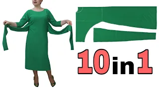 Sew Very Easy Dress ✅ Wear in 10 Different Ways! 100% Profitable Business