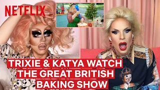 #Netflix Guide: Drag Queens Trixie Mattel & Katya React to The Great British Baking Show I Like to
