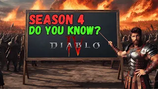 Thrilling Diablo 4 Season 4 Tips Exposed