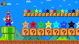 Super Mario Bros. but Mario and Tiny Mario had MORE Custom Super Star! | Game Animation