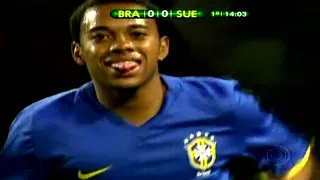 Alexandre Pato & Robinho Show For Brazil