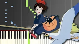 'Kiki's Delivery Service' – A Town With an Ocean View [Piano Tutorial] (Synthesia)