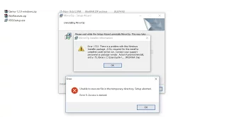 Fix For Windows Error 1723 and Error 5