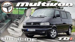 2002 VW Multivan "Highline" 2.5 TDI | Takich T4 już prawie nie ma. PREZENTACJA z bliska. DETALE.