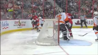 Kyle Turris Goal (Philadelphia Flyers vs Ottawa Senators April 27, 2013) NHL HD
