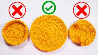 🌈I Give You the Secrets to Knit a PERFECT CIRCLE😮 Crochet | Crochet❤