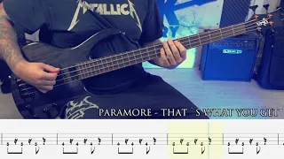 PARAMORE - That´s what you get [BASS COVER + TAB]