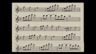 I Can't Help Falling In Love Flute and Violin Music Sheet Play Along
