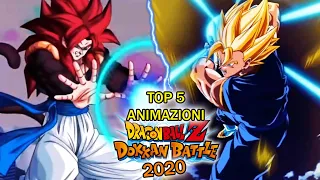 CLASSIFICA TOP 5 ANIMAZIONI PIU' BELLE di DRAGON BALL Z DOKKAN BATTLE nel 2020 ITA