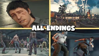 All ENDINGS - DEAD RISING 3 [HD]