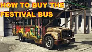 How to buy the Festival Bus in GTA 5 online