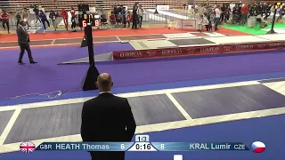 2022 942 T32 02 M S Individual Cadets NoviSad SRB ZCH BLUE HEATH GBR vs KRAL CZE