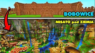 BUDUJEMY COŚ OGROMNEGO pod BOBOWICAMI w Minecraft! *miasto*