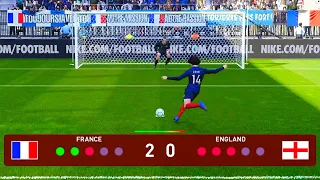 PES 2021 | France vs England – Penalty Shootout – World Cup 2022 – Gameplay