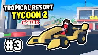 Building The RACETRACK in Tropical Resort Tycoon 2 #3