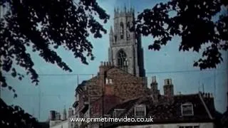 Archive film of Boston, Lincolnshire