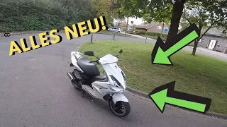 Mein Roller LÄUFT WIEDER! Neuen Motor EINFAHREN! // Motovlog #94 // Jetforce // Hartriders