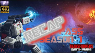 Cyber Pass Season 1 Recap- Transformers Earth Wars- TFEW 4K UHD #tfew #transformers