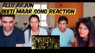 Seeti Maar || Reaction Video || 4am Reaction | Allu Arjun | Pooja Hegde | DSP